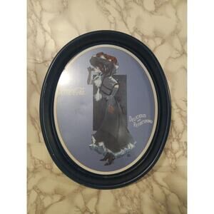 Vintage Coca Cola 1991 Reproduction of 1912 Calendar Girl Tin Tray Hamilton King